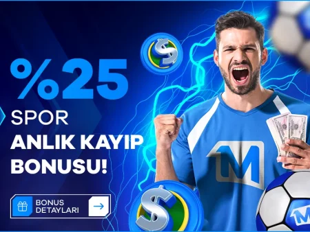 %25 Spor Anlık Kayıp Bonusu